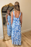 Santorini Skirt Set Blue