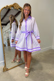 Lavender Lane Shirt Dress
