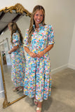 Floral Paradise Midi Dress Multi