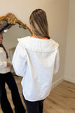 Stylish Collars Top White