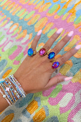 Oval Stretch Fashion Ring (various)