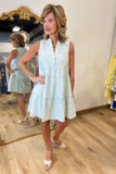 Ellen A Line Dress Mint