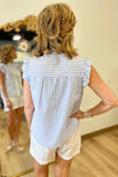Lacy Days Striped Top