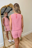 Summer Picnic Skort Set Red