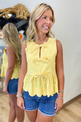 Sunshine Saturday Top Yellow