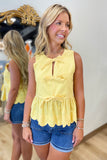 Sunshine Saturday Top Yellow