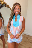 Pinstripe Summer Tank