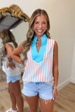 Pinstripe Summer Tank
