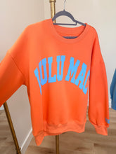 Lulu Mac Puff Sweatshirt Orange Blue