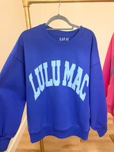 Lulu Mac Sweatshirt Royal Light Blue Puff