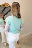 Soft and Sweet Cropped Sweater Sage