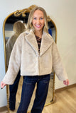 Cozy Faux Fur Jacket Mocha