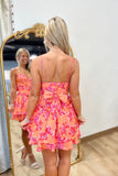 Aloha Mini Dress Orange