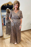 Mocha Wide Leg Jumpsuit
