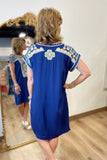 Boho Inspired Dress Navy