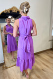 Umgee Wrap Midi Dress Orchid
