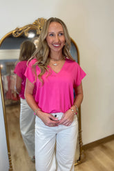 Easy Summer Top Pink