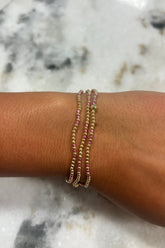 E Newton Hope Joy Bracelet Pink Metallic
