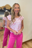 Summer Reunion Blouse Pink