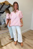 All Pulled Together Blouse Pink