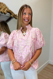 All Pulled Together Blouse Pink