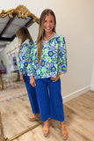 Transition Top Floral Blue