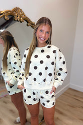 Cozy Club Dot Set Cream