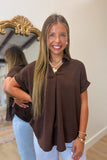 Spirit Day Blouse Brown