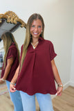 Spirit Day Blouse Maroon