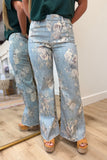 Dear John Micah Wide Leg Jean Sea Glass