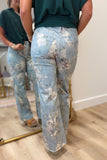 Dear John Micah Wide Leg Jean Sea Glass