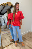 Vervet Grace High Rise Easy Flare Jean