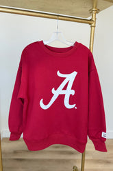 Lulu Mac Alabama Sweatshirt Crimson
