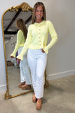 Butter Ruffle Hem Sweater