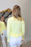 Butter Ruffle Hem Sweater