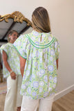 Umgee Daydream Sleeveless Top Sage