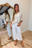 Metallic Experiences Top Taupe