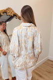 Metallic Experiences Top Taupe