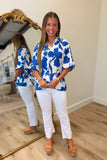 Umgee Royal Blooms Blouse