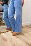 Bayeas Caius High Rise Boot Cut Jean Light Blue