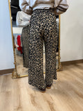Umgee Flowy Pants Leopard Latte