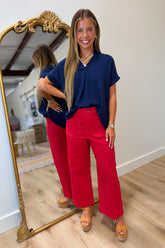 Spirit Day Blouse Forest Navy