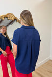 Spirit Day Blouse Forest Navy