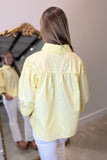 Sunshine Saturday Button Down Shirt Yellow