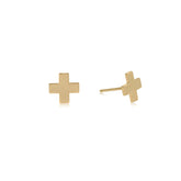 E Newton Signature Cross Earrings