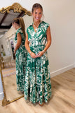 Garden Greenery Maxi Dress