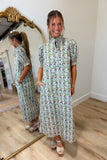 Gore Garden Midi Dress Green