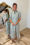 Gore Garden Midi Dress Green