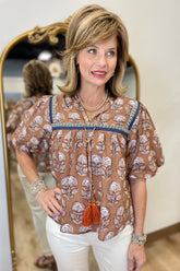 Harvest Special Print Blouse