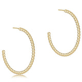 E Newton Beaded Class 1.25" Post Hoop Various